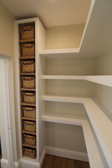 Floating Shelves – Awesome Small Pantry Organization