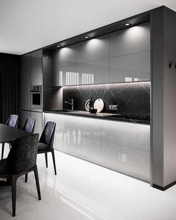 Gorgeous in Grey – Modern Kitchen Cabinet Ideas