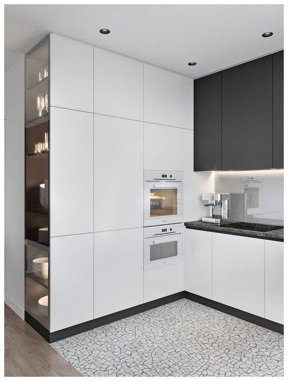 A Wall of Cabinets – Modern Kitchen Cabinets