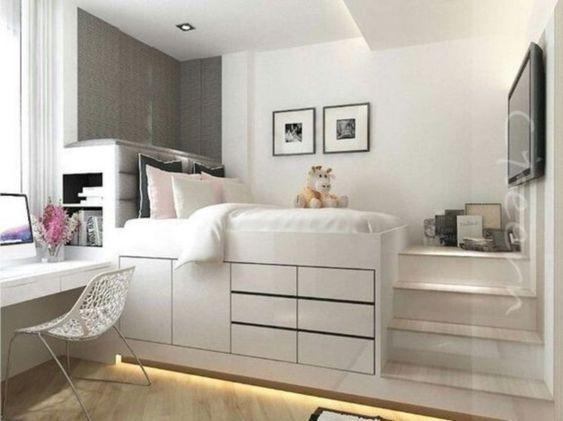 Storage Space - Small Bedroom Decorating Ideas on a Budget