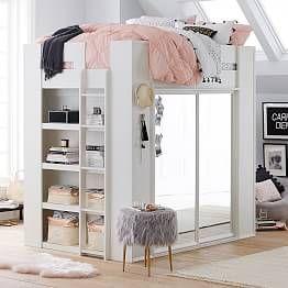A Vanity Bed - Small Bedroom Decorating Ideas on a Budget