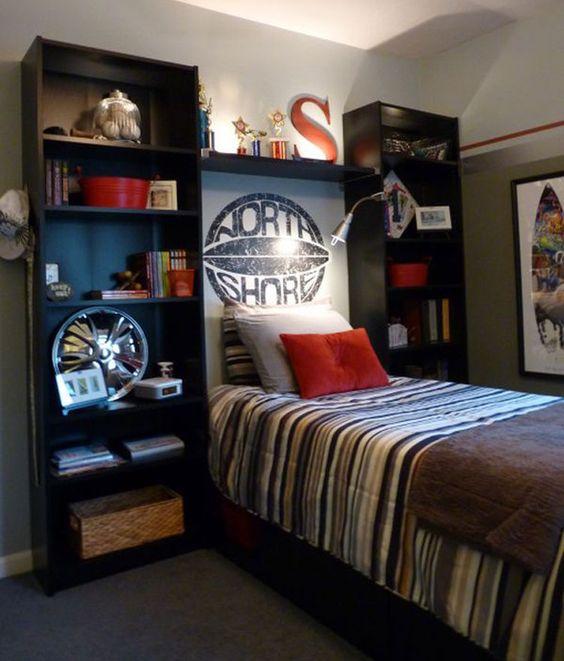 Crazy About Sports - Shelves Around the Bed