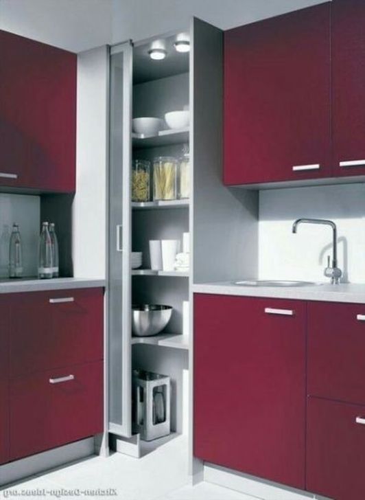 20 Corner Kitchen Cabinet Ideas, Small Corner Cabinets For Kitchen