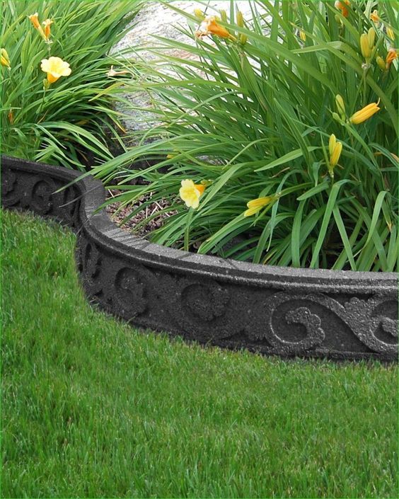 A Raised Flower Bed - A Stylish Stone Barrier