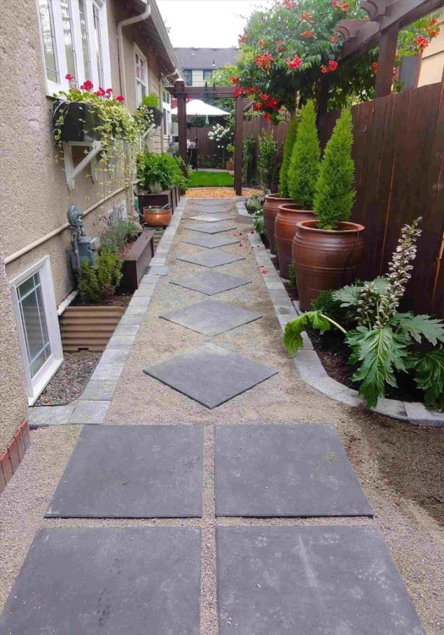 A Cute Pathway - Very Small Garden Ideas on a Budget