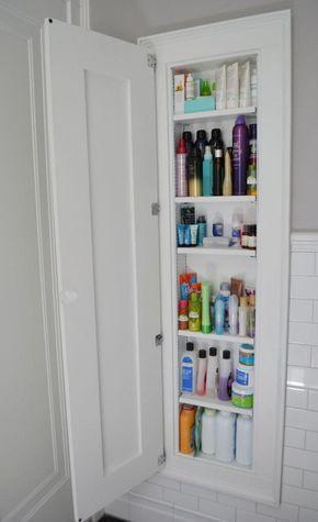 Built-In Cabinets - Bathroom Wall Shelves
