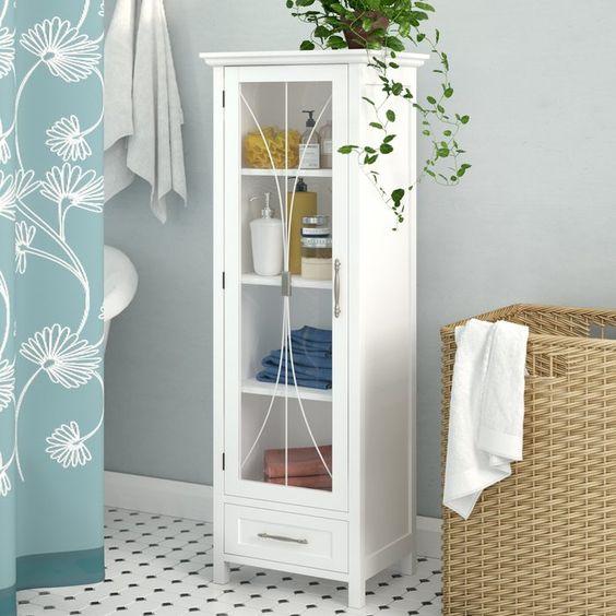 Refined and Pretty - Decorative Bathroom Shelf Ideas