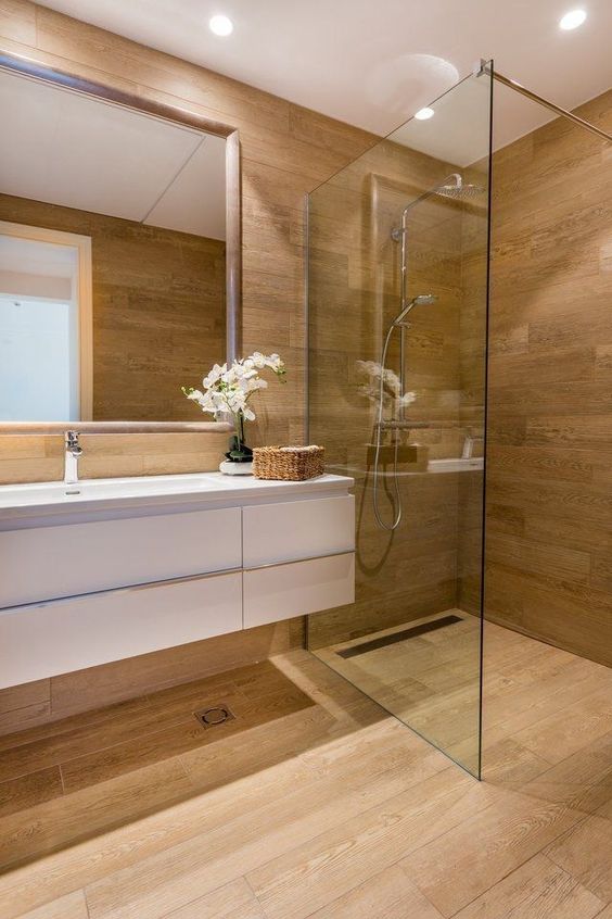 Wonderful in Wood - Simple Bathroom Ideas