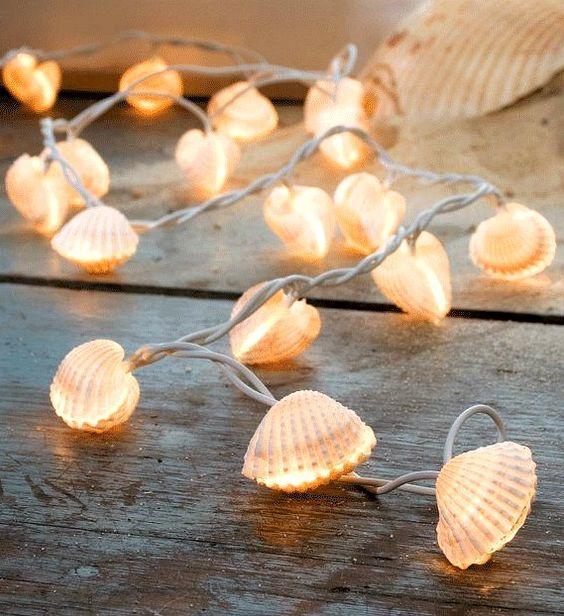 Seashell Fairy Lights - Whimsical and Gorgeous