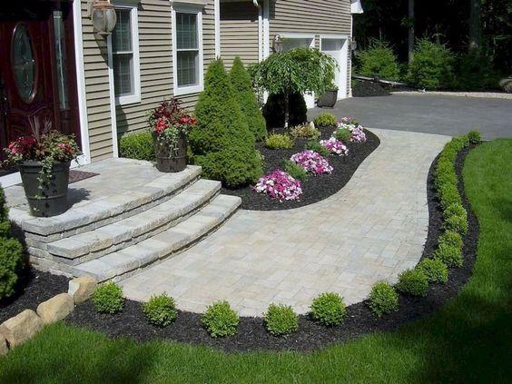 Decorate Your Pathway - Front Yard Landscaping Ideas on a Budget