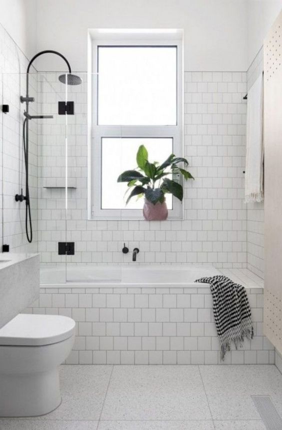 Bright in White - Very Small Bathroom Ideas