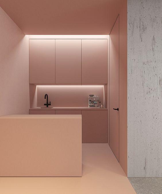 Perfect in Pink - Modern Kitchen Design Ideas