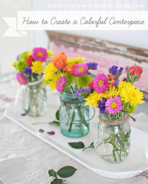 Colourful and Vibrant - Summer Table Decorations