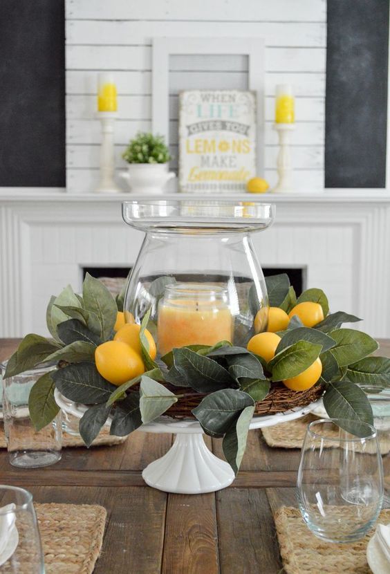 A Beautiful Candleholder - Summer Table Centrepieces