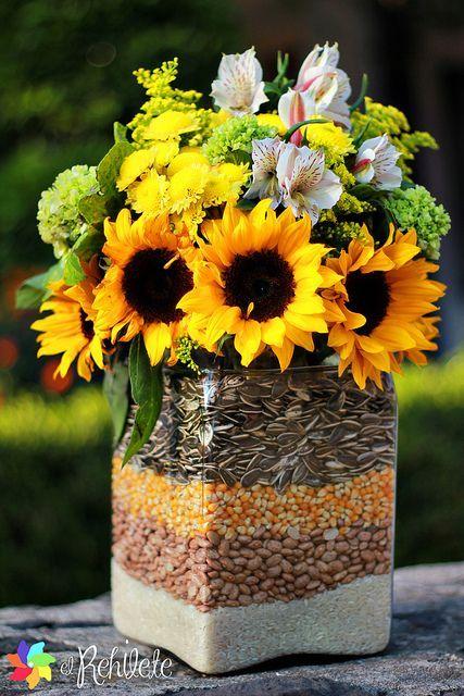 Seeds and Grains - Unique Summer Table Decorations