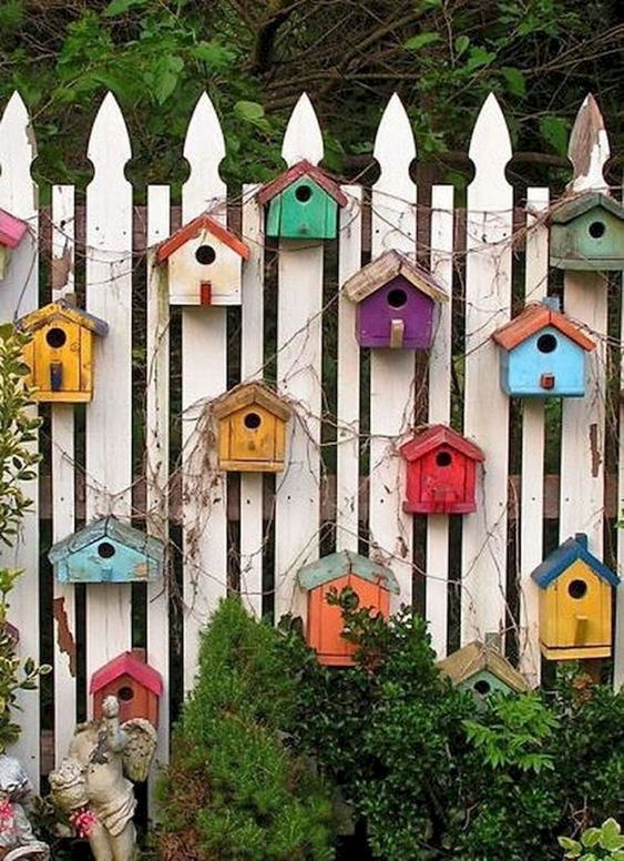 Colourful Birdhouses – Summer Garden Ideas