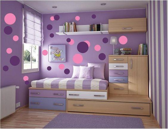 Dots and Stripes - Purple and Pink