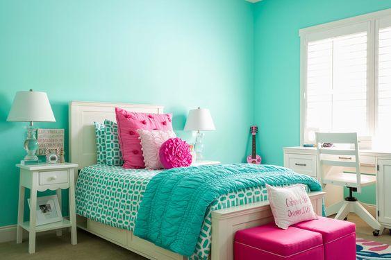 Beautiful in Blue – Teenage Girl Bedroom Ideas for Small Rooms