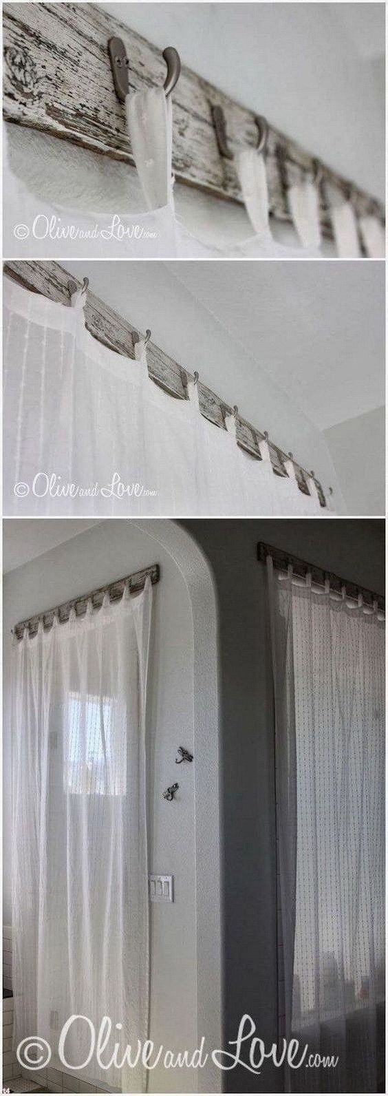 Create Your Own Curtain Hangers - A DIY Project