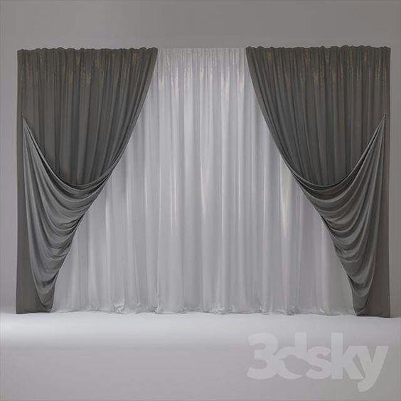 Two Sets of Curtains – Bedroom Curtain Ideas