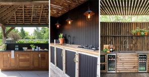 25 OUTDOOR KITCHEN CABINETS - Outdoor Kitchen Cabinet Ideas