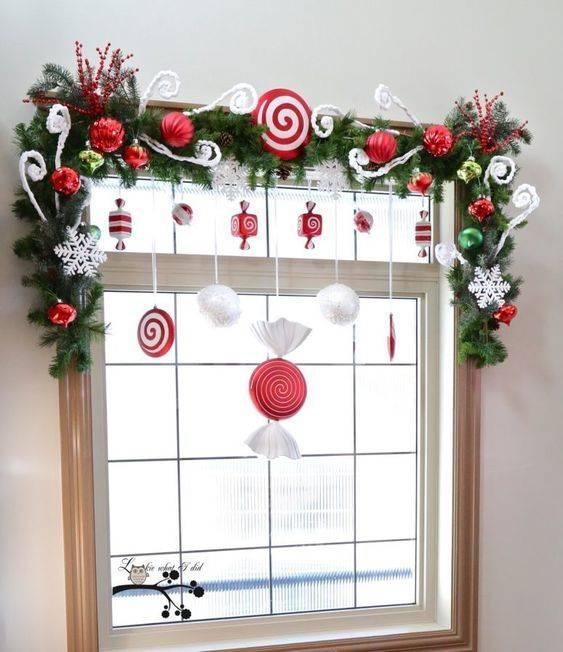 A Joyful Window - Christmas Window Decorations