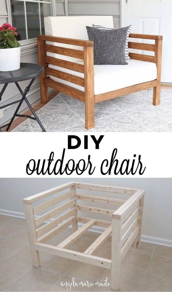 A Stylish Chair – DIY Garden Furniture