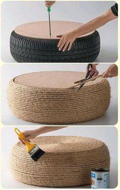 Recycling a Car Tire – An Easy Idea
