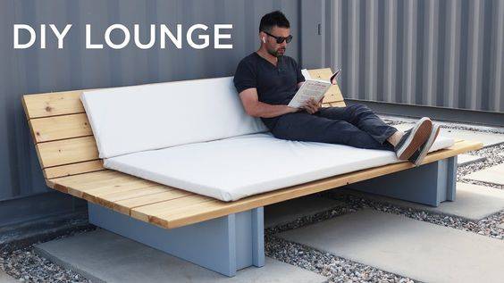 A Sofa for Lounging - DIY Garden Furniture