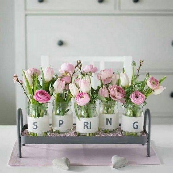 An Essence of Spring - Spring Table Decorations