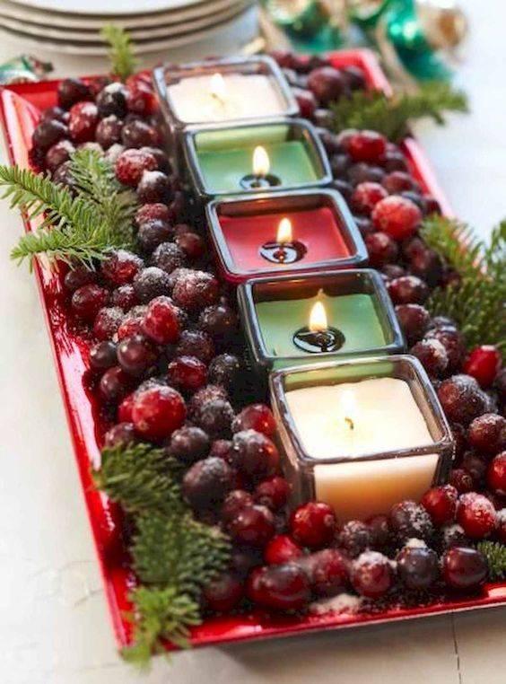 Berries and Candles - Delicate and Tasteful