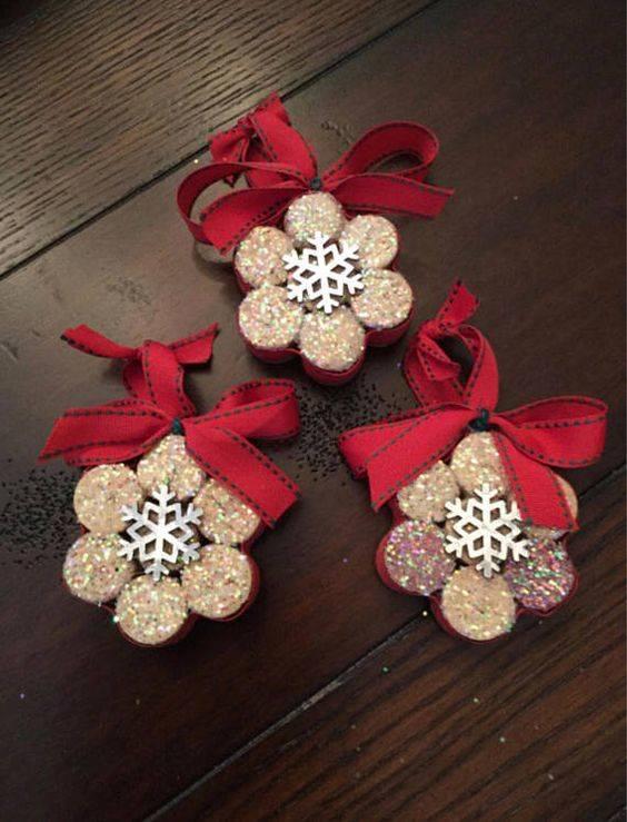 Creative with Corks – A Storm of Snowflakes