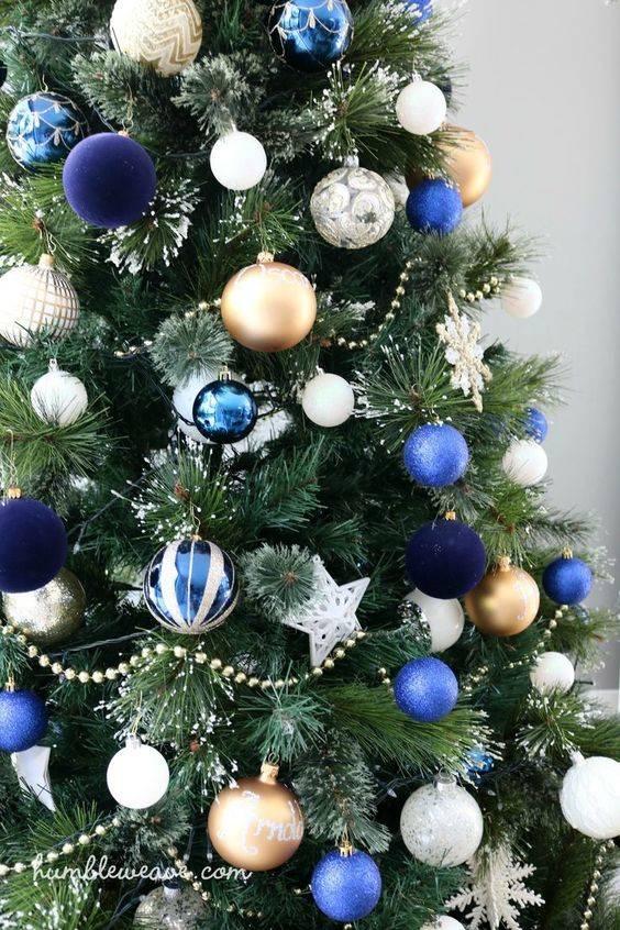 Bursts of Blue - Best Christmas Tree Decorations