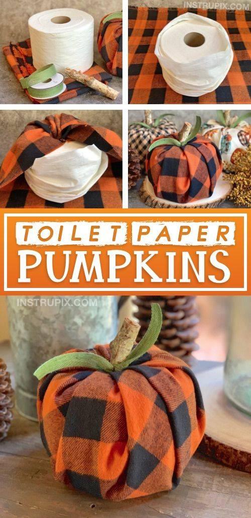Toilet Paper Pumpkin - Creative and Unique