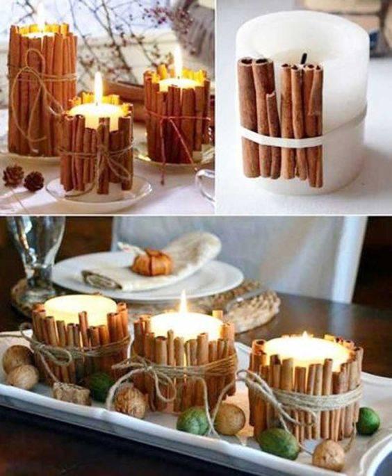 Spicy Cinnamon - Wrapped Around Candles