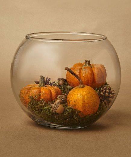 A Glass Bowl - Filled with Fall