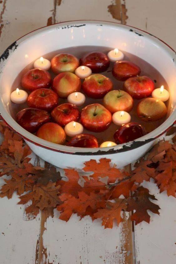 Inspired by Apple Bobbing - Traditional and Rustic