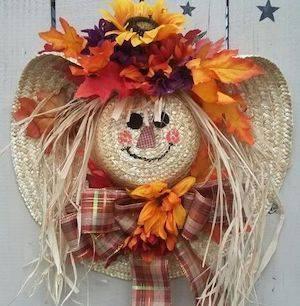 A Straw Hat Scarecrow - Groovy and Great