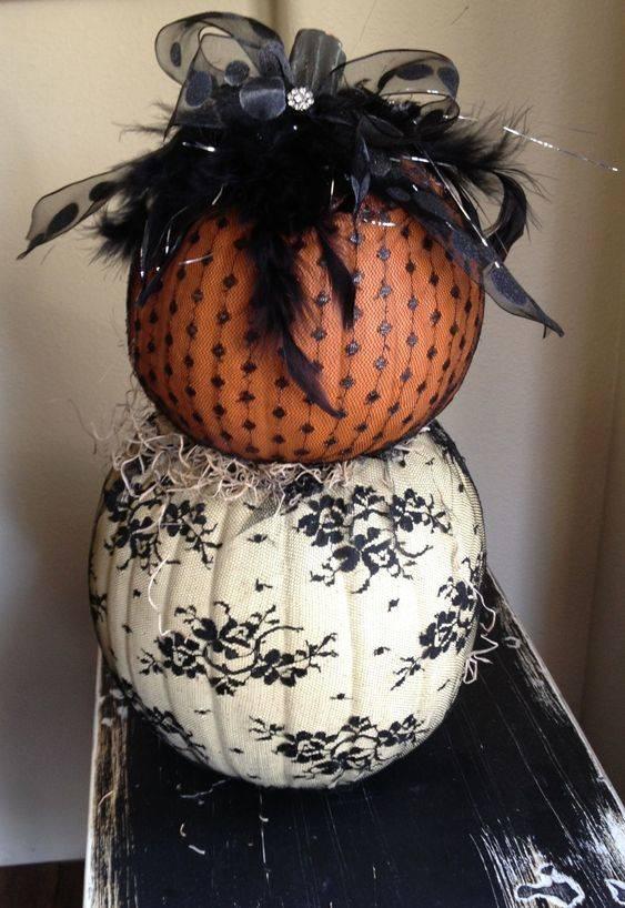 Black Lace – Halloween Pumpkin Decorations