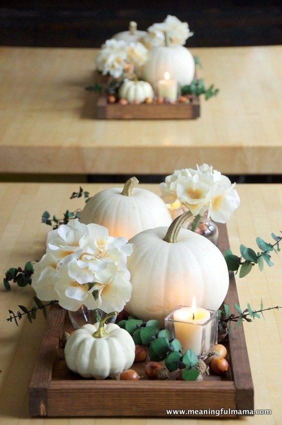 Terrific on a Tray - Creative Pumpkin Decorating Ideas