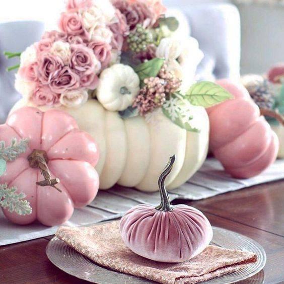 Perfect in Pink - Creative Pumpkin Decorating Ideas