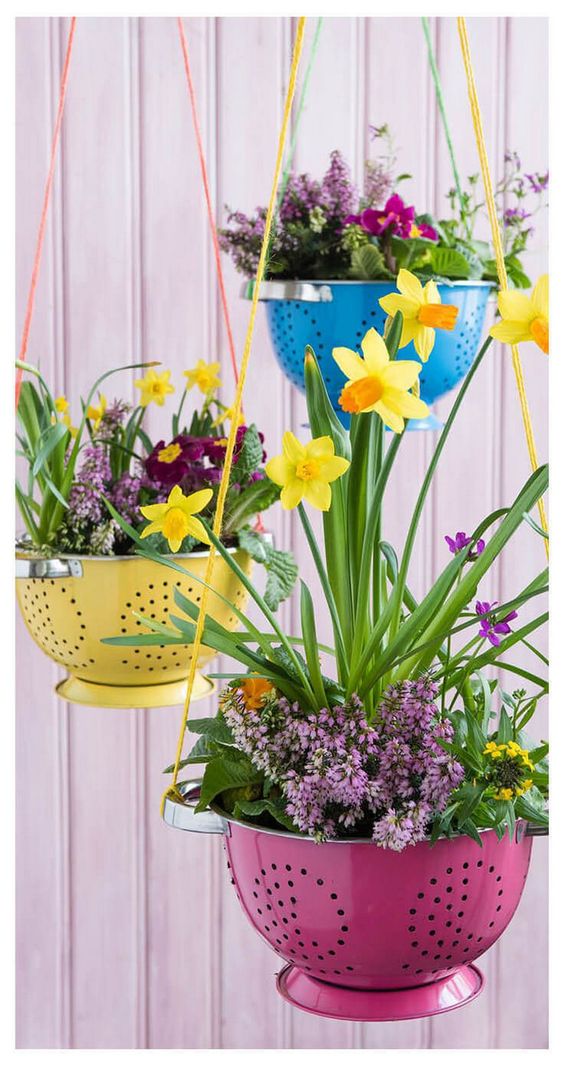 Cool Colanders - Garden Decorations for Spring