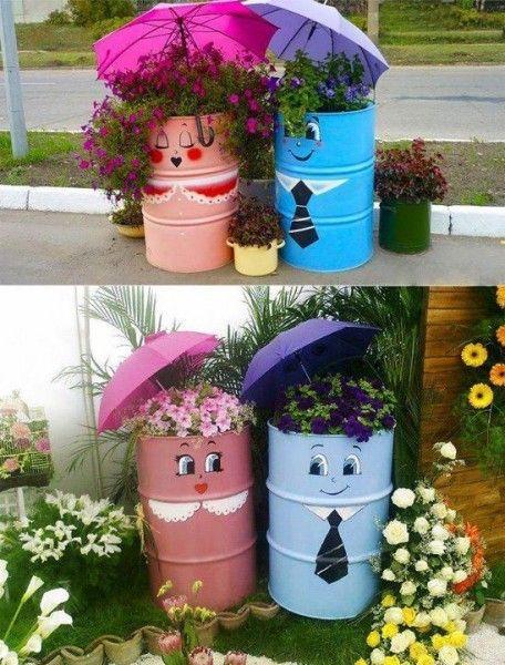 Creating Containers - Spring Outdoor Decorations