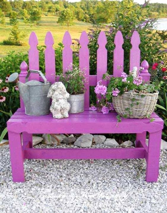 Pretty in Purple - Garden Decorations for Spring