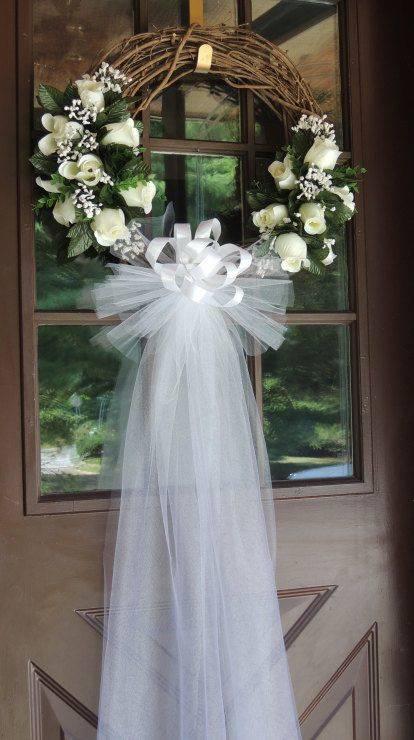Wedding Wreath - For a Front Door