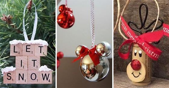 25 DIY CHRISTMAS TREE DECORATIONS – Homemade Christmas Ornaments
