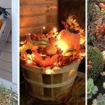25 FALL DECORATIONS FOR OUTSIDE – Fall Decorating Ideas for Outside