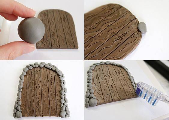 Making the Front Door - Trying Polymer Clay