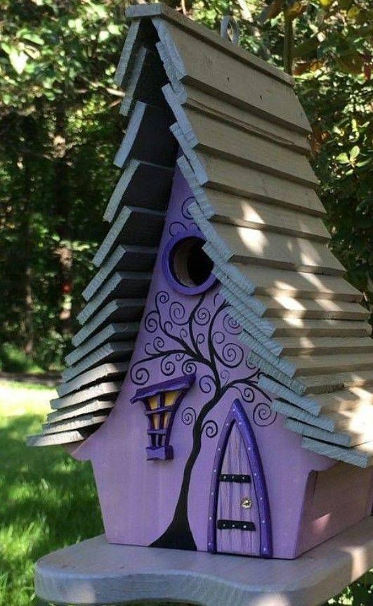 Perfect in Purple – Fairy Garden Houses