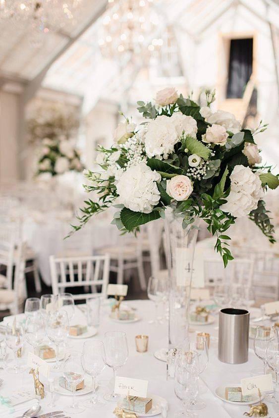 Simple Bouquets - Wedding Table Decoration Ideas